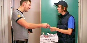 Le pourboire du livreur de pizzas